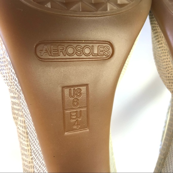 Aerosoles Paperback Metallic Cross Strap Pumps - Picture 10 of 13